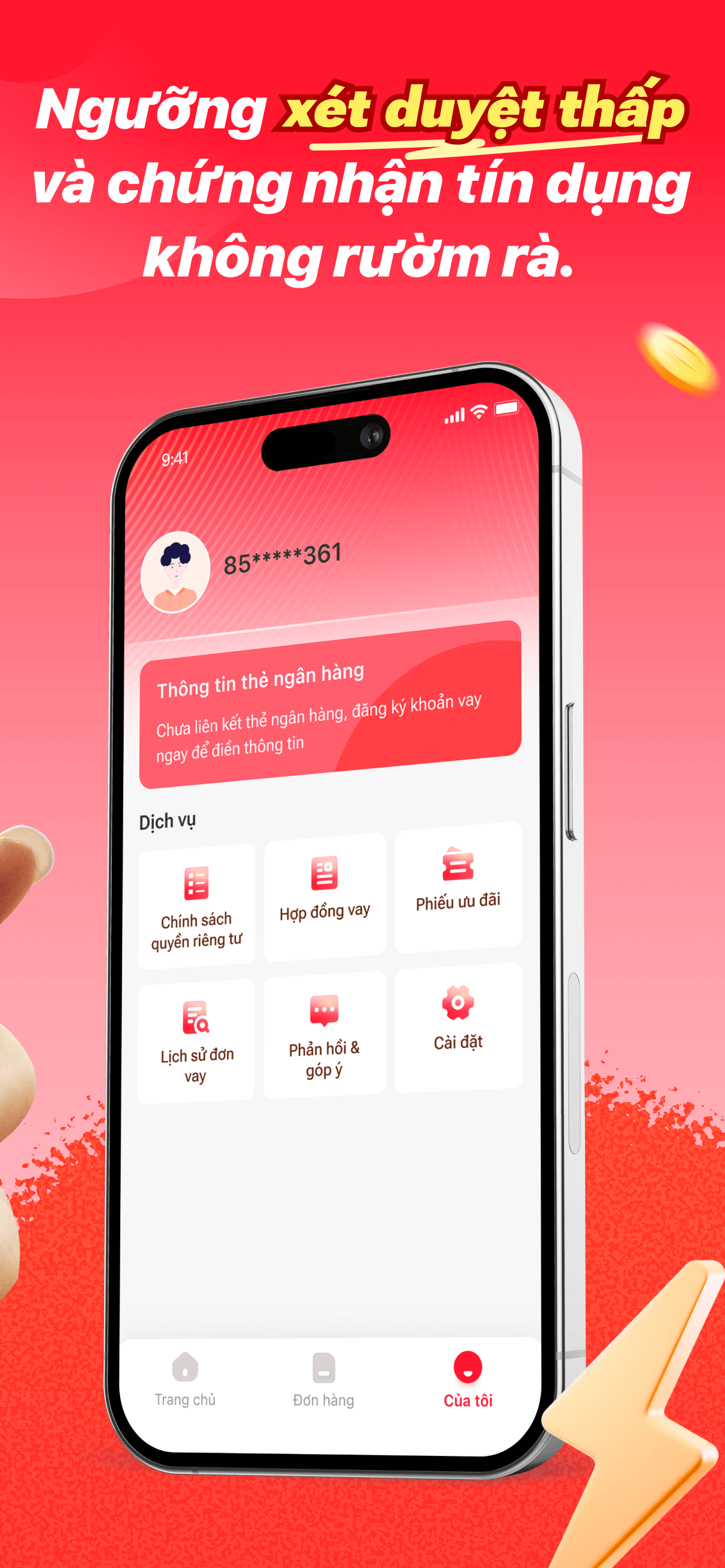 Trang cá nhân và trung tâm dịch vụ